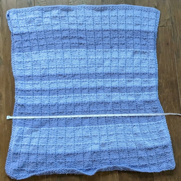 Newborn coming home baby blanket and hat set (Hand-knit) - Picture 4 of 4